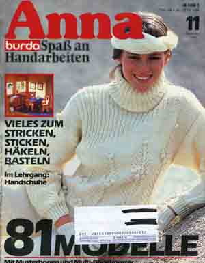 Anna 1984 November  Lehrgang: Handschuhe